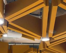 Tratamento acústico para arquitetura